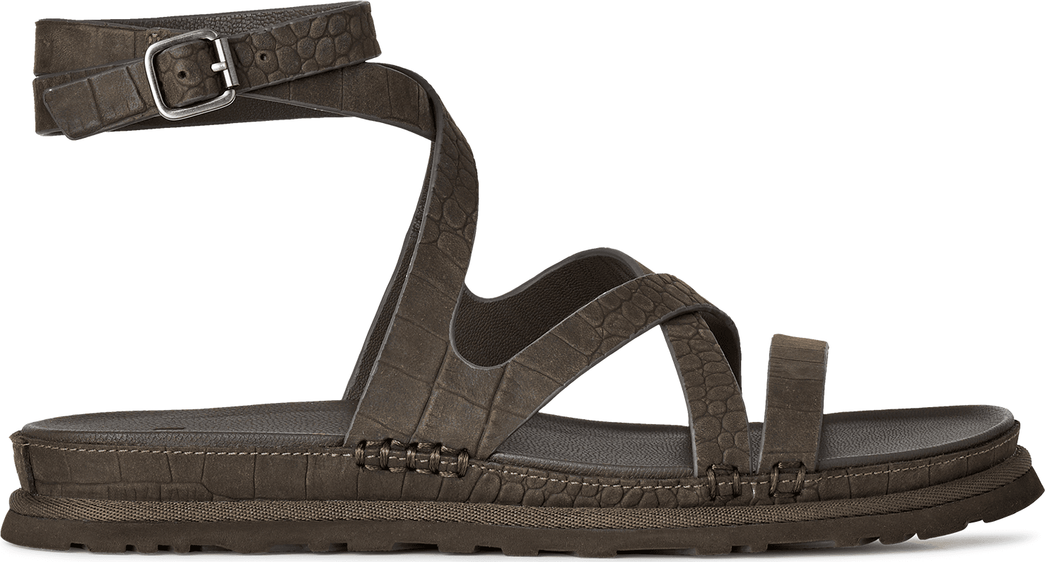 Sandals UGG W GOLDENGAZE EMBOSSED ANKLE WRAP