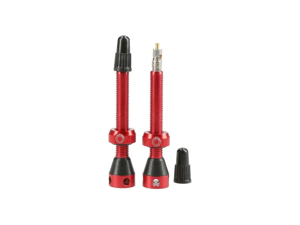 Zubehör und Ersatzteile RENTHAL TUBELESS ALUM VALVE. 50MM BLUE SIDE HOLES (PAIR)