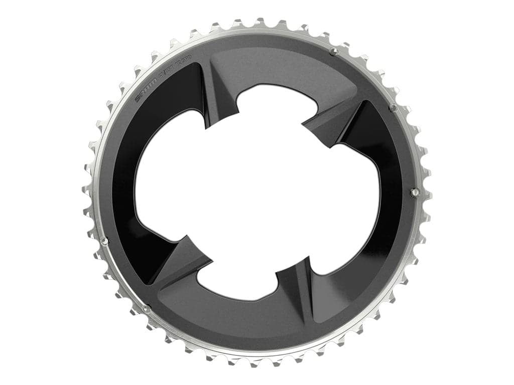Piatto SRAM PLATO ROAD RIVAL (AXS) 2X12 48T 107 BCD BLACK WITH COVER PLATE