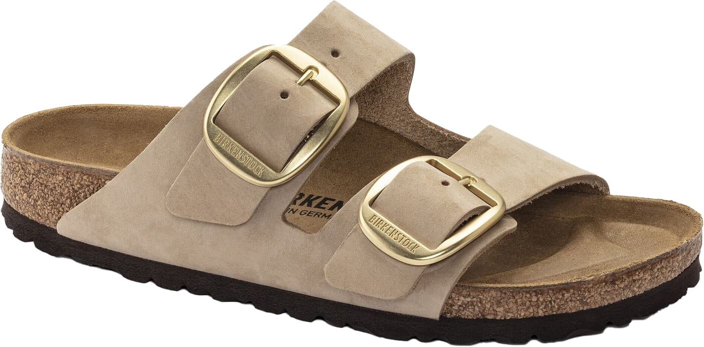 Sandals BIRKENSTOCK ARIZONA BIG BUCKLE NUBUK LEATHER