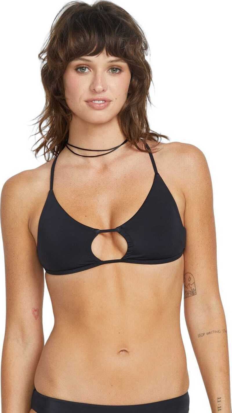 One-Piece Swimsuit VOLCOM SIMPLY SEAMLESS X BACK HALTER BIKINI TOP