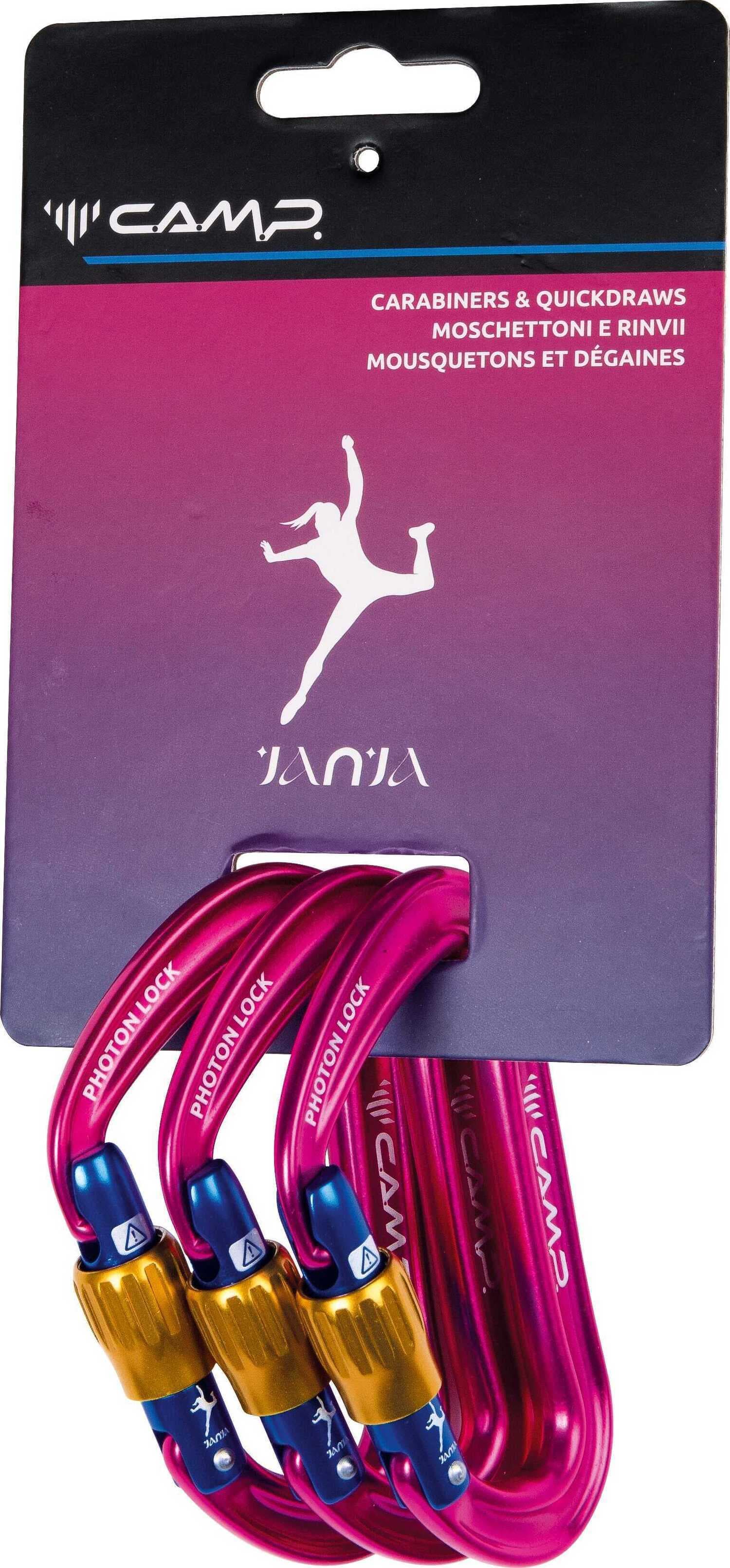Mosquetón CAMP PHOTON LOCK JANJA 3 PACK
