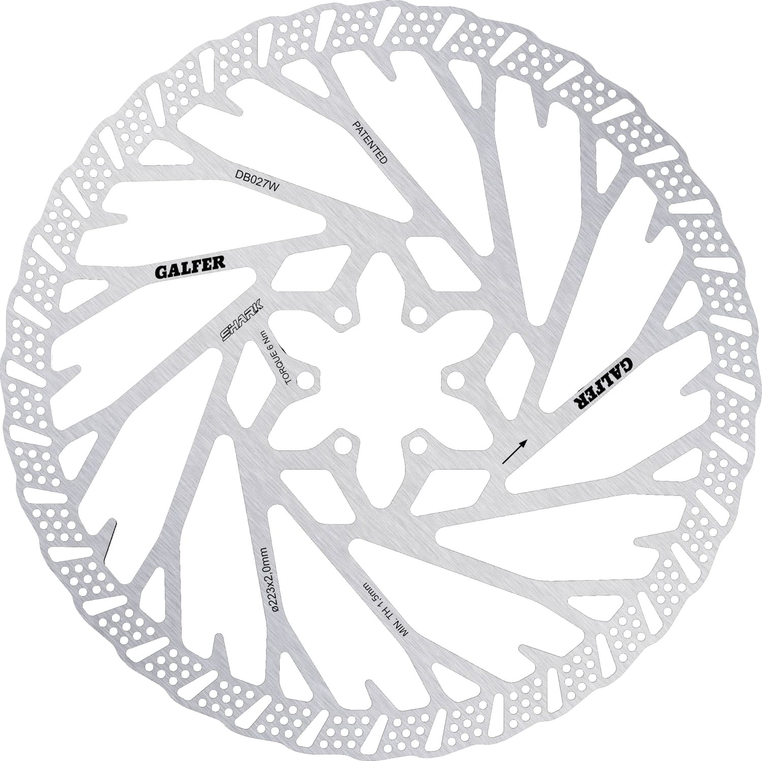 Freno y Mando GALFER BIKE DISC SHARK