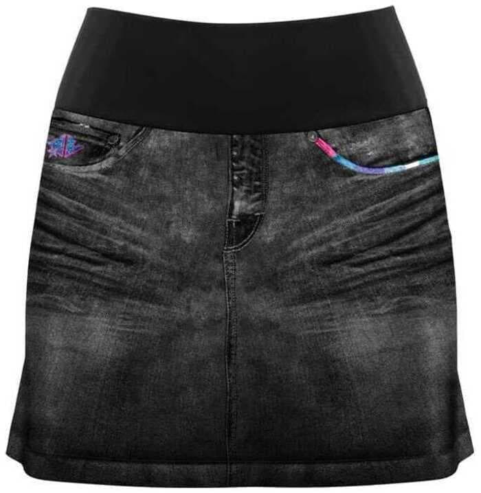 PRINT DARK JEANS