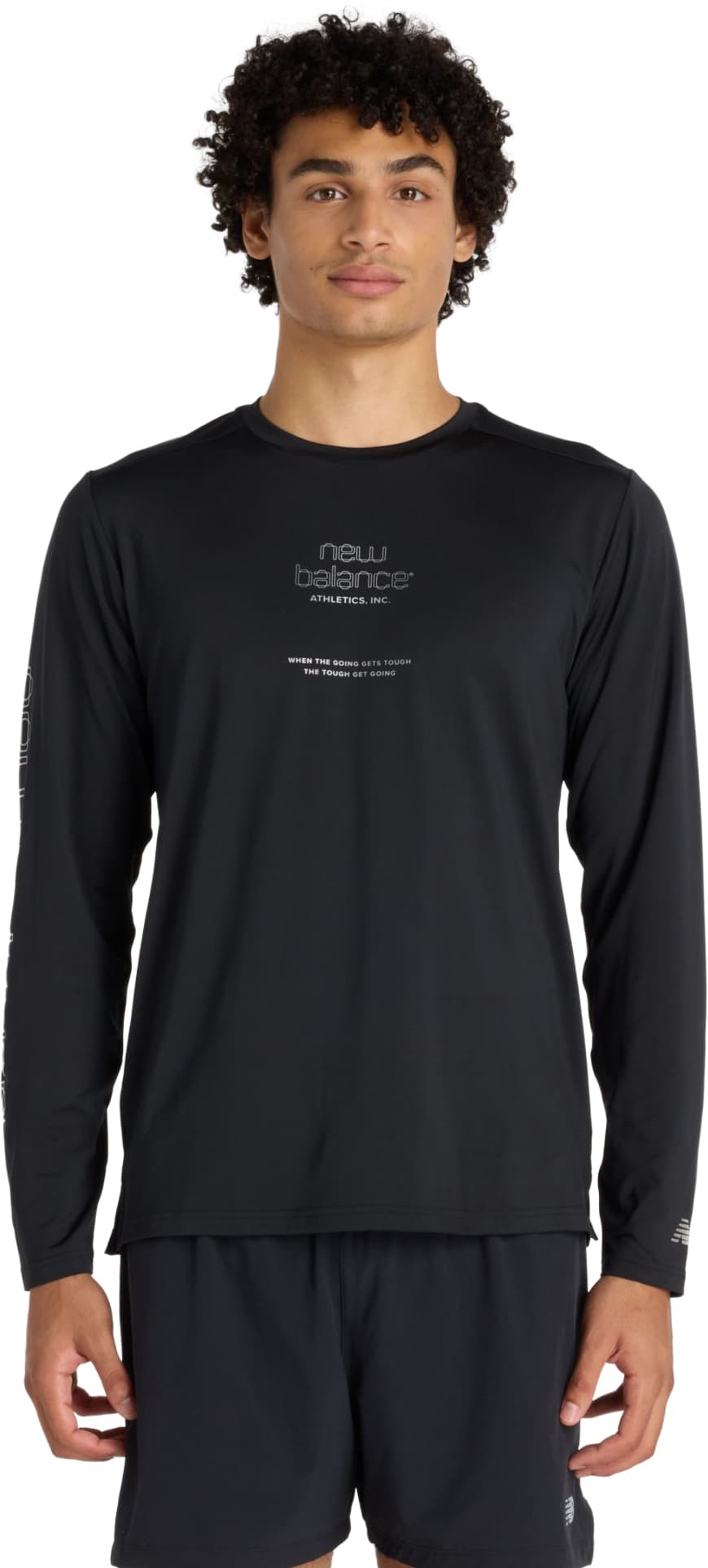 Samarreta NEW BALANCE REFLECTIVE POLY LONG SLEEVE T-SHIRT