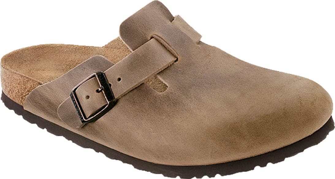 Sandals BIRKENSTOCK BOSTON SOFT FOOTBED NATURAL LEATHER OILED