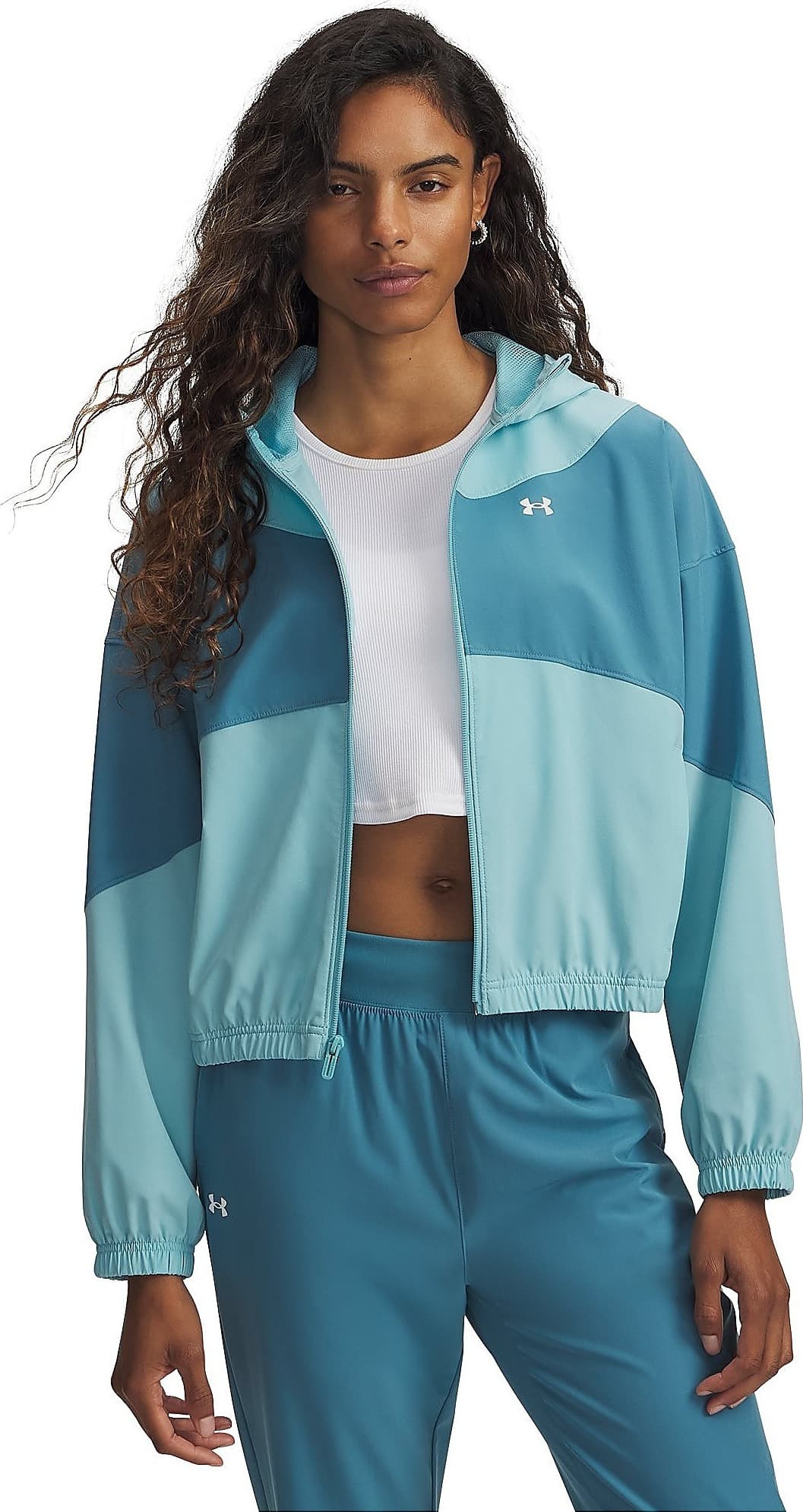 Hoodie UNDER ARMOUR UA RIVAL WOVEN JKT HD
