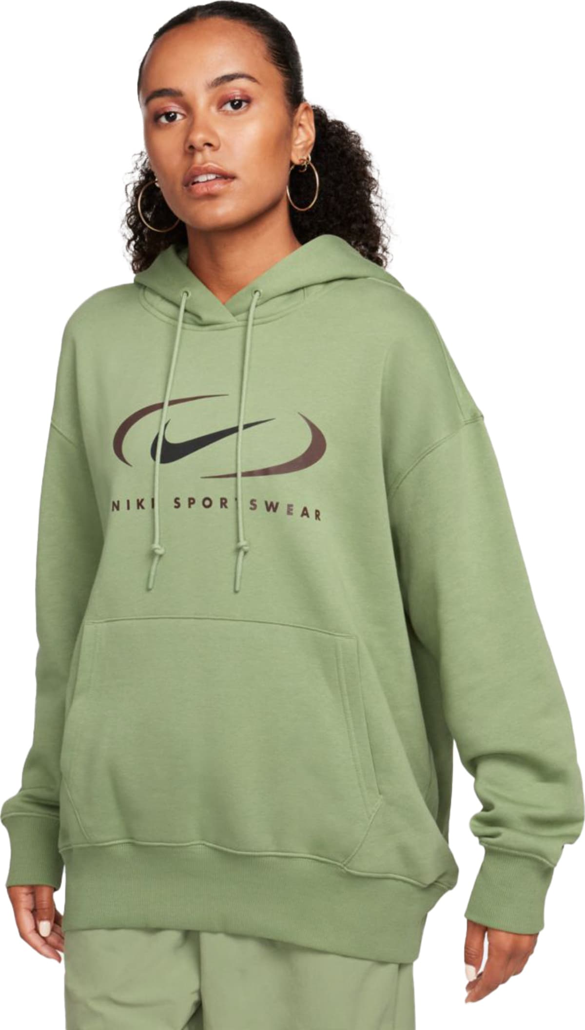 Sweatshirt NIKE W NSW FLC OS PO HDY SWSH