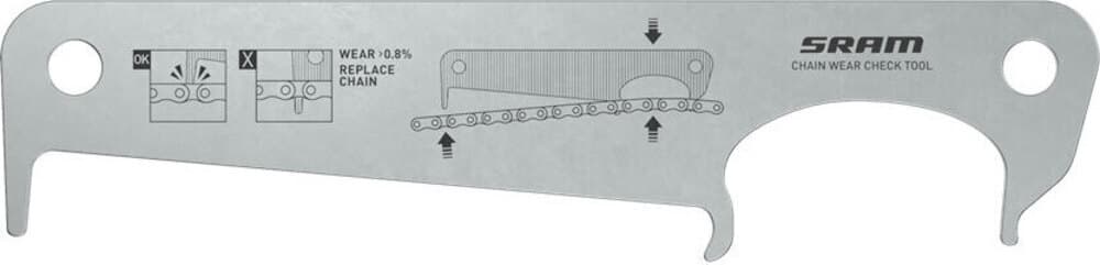 Accessorio e Ricambio SRAM CHAIN WEAR TESTER (0.8% WEAR)
